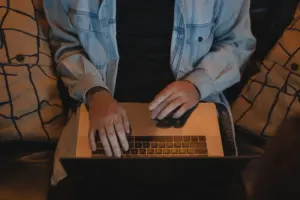 Online advertising and SEO concept on a screen